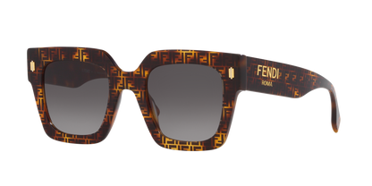 Fendi Roma Fe40101I Tortoise-Grey Sunglasses | FENDI Fendi Roma Fe40101I Tortoise-Grey