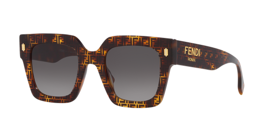 Fendi Roma Fe40101I Tortoise-Grey Sunglasses | FENDI Fendi Roma Fe40101I Tortoise-Grey