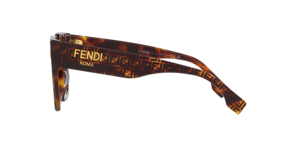 Fendi Roma Fe40101I Tortoise-Grey Sunglasses | FENDI Fendi Roma Fe40101I Tortoise-Grey
