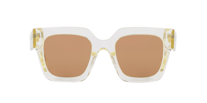 משקפי שמש פנדי צהוב-חום | FENDI Roma FE40101I Yellow-Brown