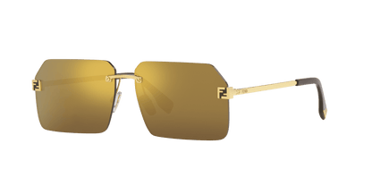 Fendi Sunglasses Gold-Brown | FENDI Sky FE40043U Gold-Brown
