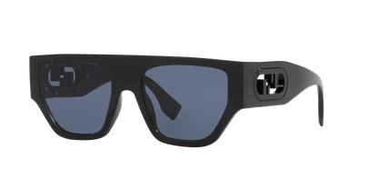 Fendi Sunglasses Black-Blue | FENDI O Lock FE40108U Black-Blue