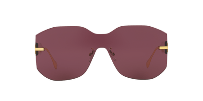 Fendi Gold-Purple Sunglasses | FENDI Fendigraphy FE40067U Gold-Purple