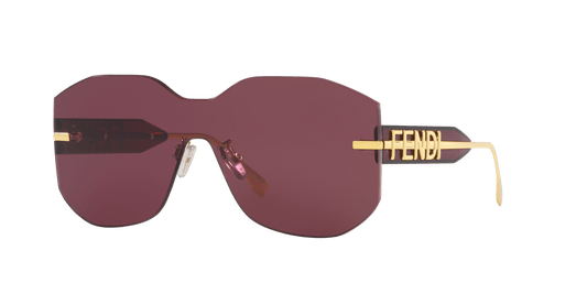 Fendi Gold-Purple Sunglasses | FENDI Fendigraphy FE40067U Gold-Purple