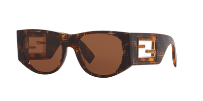 Fendi Tortoise-Brown Sunglasses | FENDI Baguette FE40109I Tortoise-Brown