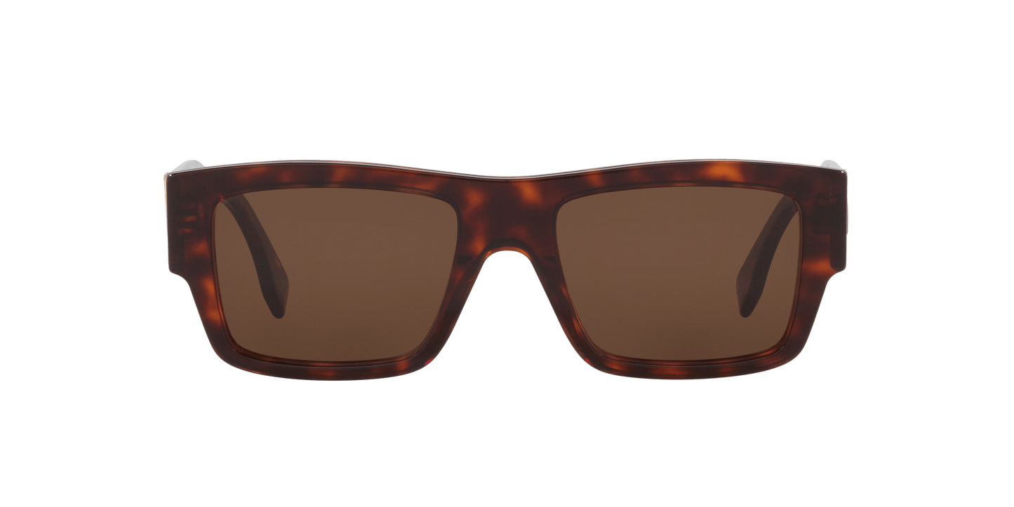 نظارة شمسية فندي باللونين الأحمر والبني بتصميم صدفي حقيبة FENDI Signature Fe40118I باللون الأحمر والبني بتصميم سلحفاة