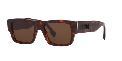 نظارة شمسية فندي باللونين الأحمر والبني بتصميم صدفي حقيبة FENDI Signature Fe40118I باللون الأحمر والبني بتصميم سلحفاة