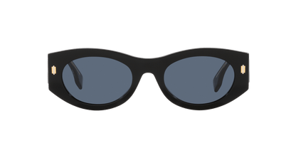 Fendi Roma Fe40125I Black Shiny-Blue Sunglasses
