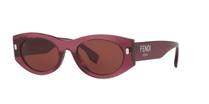 Fendi Roma Fe40125I Purple Shiny-Red Sunglasses