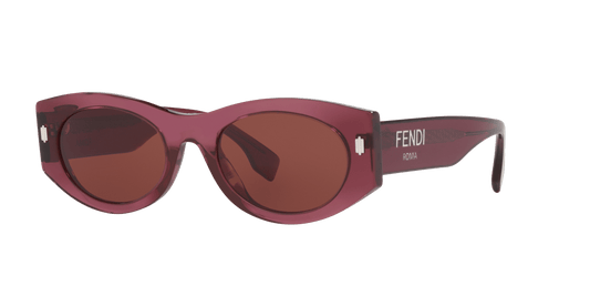 Fendi Roma Fe40125I Purple Shiny-Red Sunglasses