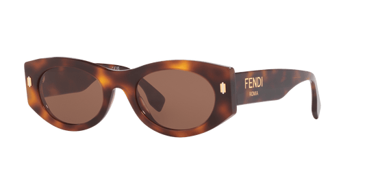 Fendi Roma Fe40125I Tortoise-Brown Sunglasses | FENDI Roma Fe40125I Tortoise-Brown