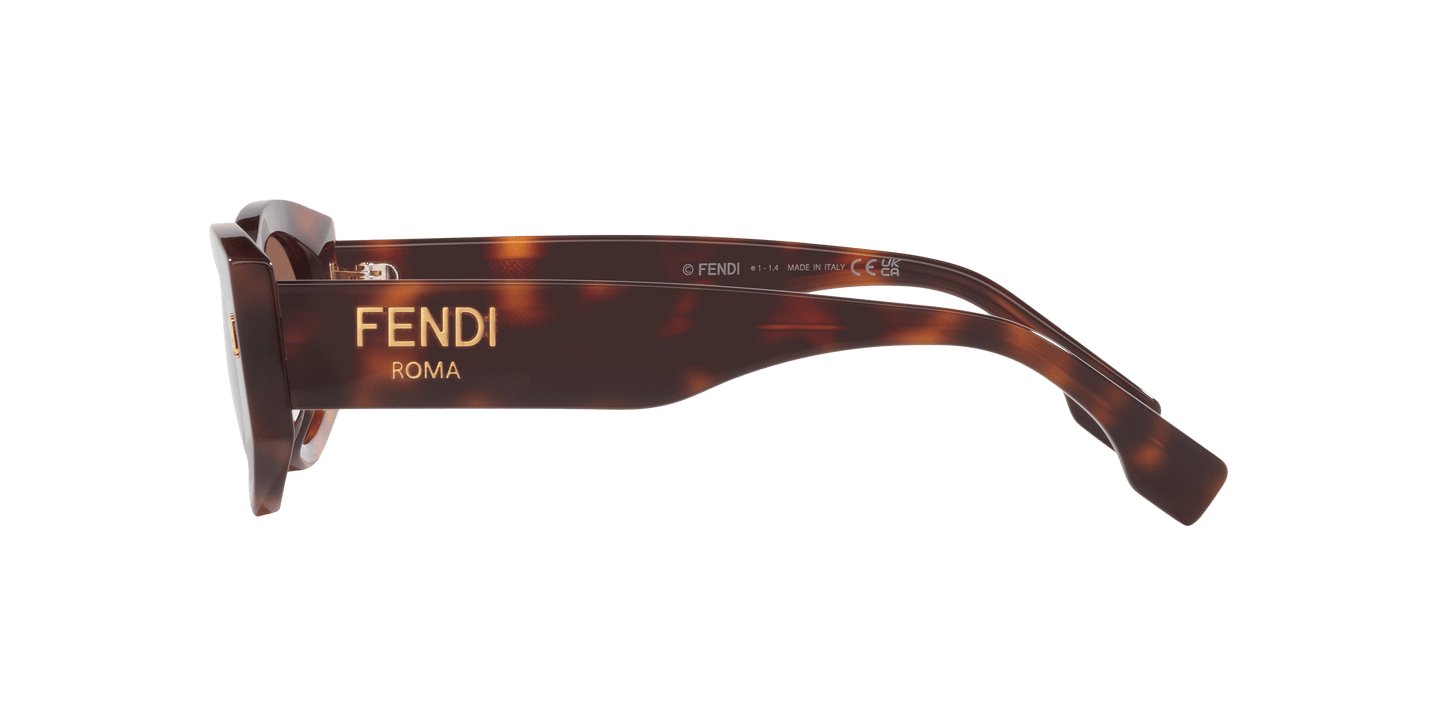 Fendi Roma Fe40125I Tortoise-Brown Sunglasses | FENDI Roma Fe40125I Tortoise-Brown