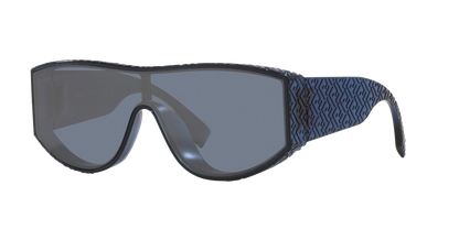 Fendi Blue-Blue Sunglasses | FENDI Fendi Lab FE40128I Blue-Blue