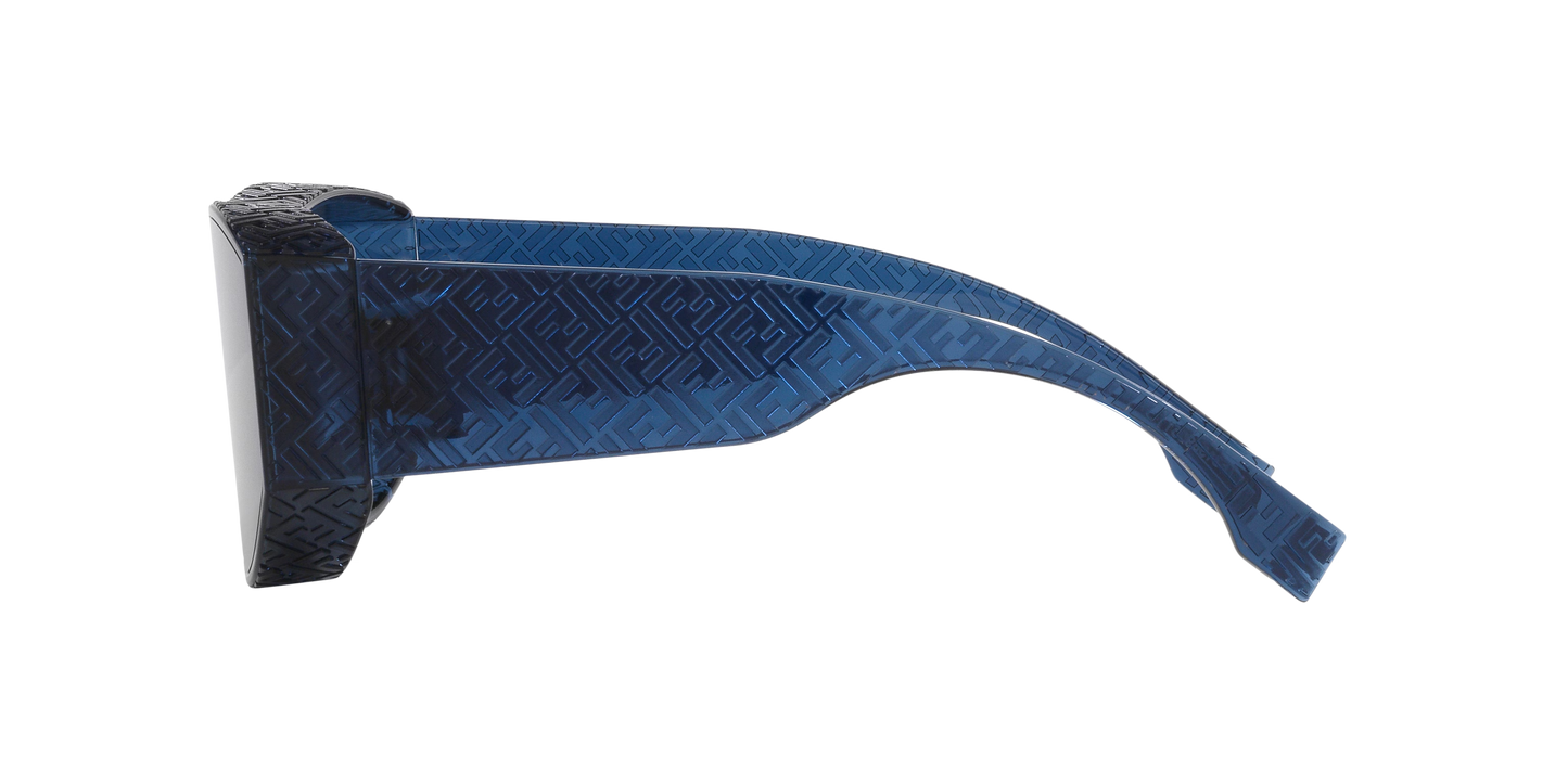 Fendi Blue-Blue Sunglasses | FENDI Fendi Lab FE40128I Blue-Blue