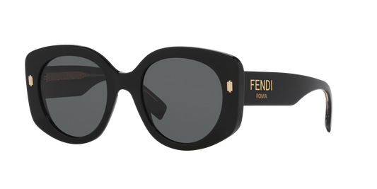 Fendi Roma Sunglasses Black-Grey | FENDI Fendi Roma FE40137I Black-Grey