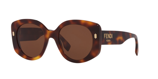 Fendi Roma Sunglasses Tortoise-Brown | FENDI Fendi Roma FE40137I Tortoise-Brown