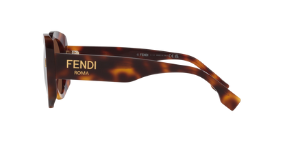 Fendi Roma Sunglasses Tortoise-Brown | FENDI Fendi Roma FE40137I Tortoise-Brown
