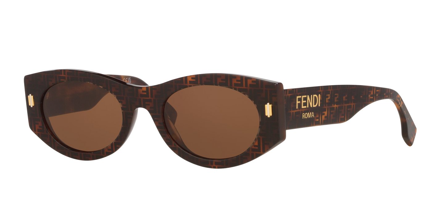 Fendi Tortoise-Brown Sunglasses | FENDI FE40125I Tortoise-Brown