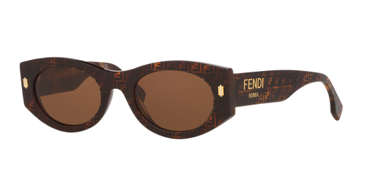 Fendi Tortoise-Brown Sunglasses | FENDI FE40125I Tortoise-Brown