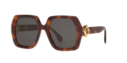 Fendi Tortoise-Grey Sunglasses | FENDI FE40139I Tortoise-Grey
