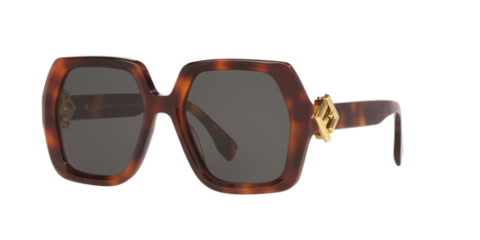 Fendi Tortoise-Grey Sunglasses | FENDI FE40139I Tortoise-Grey