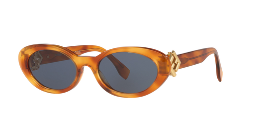 Fendi Tortoise-Blue Sunglasses | FENDI FE40140U Tortoise-Blue