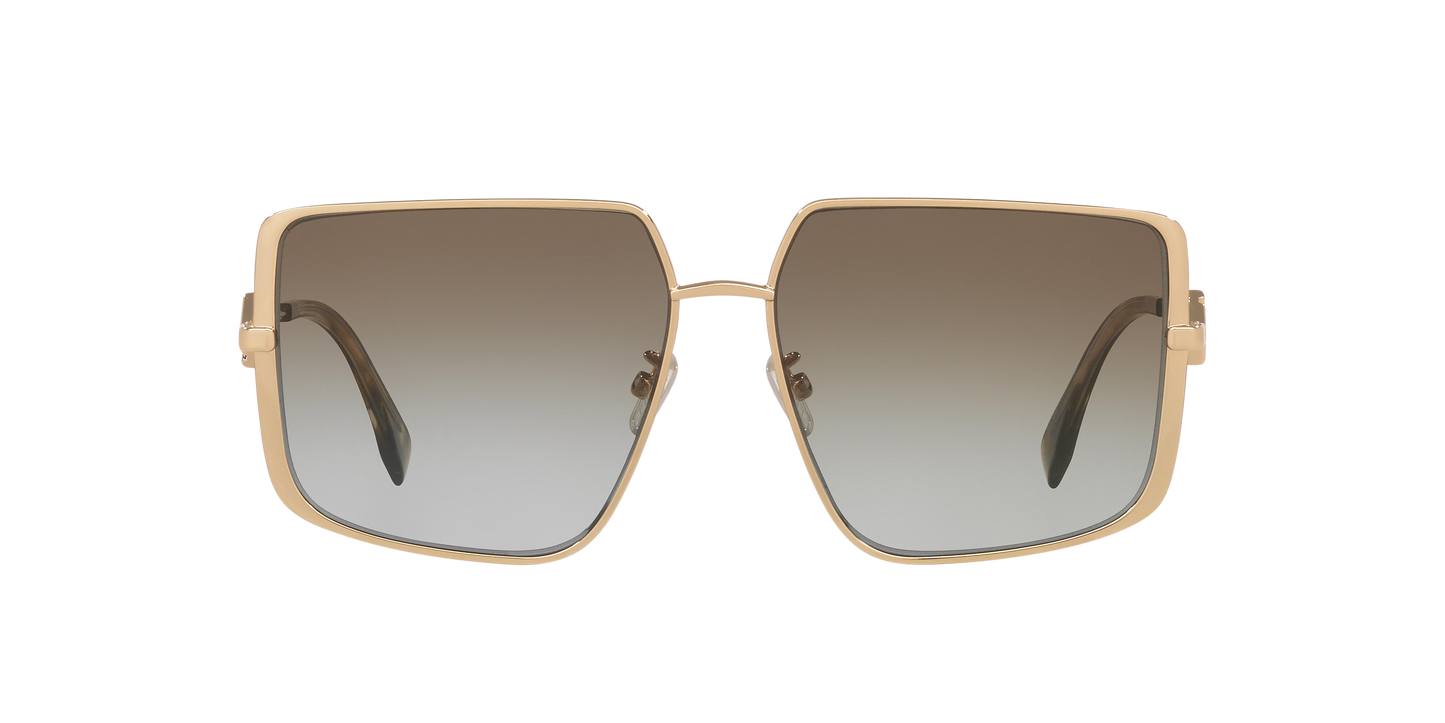 Fendi Gold-Green Sunglasses | FENDI FE40148U Gold-Green