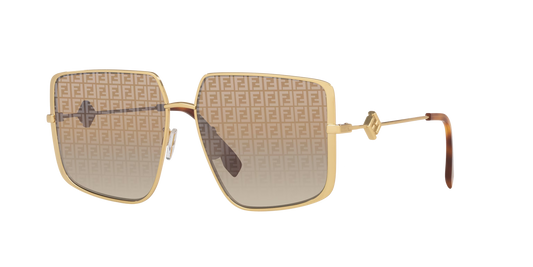 משקפי שמש פנדי זהב-אפור | FENDI FE40148U Gold-Grey