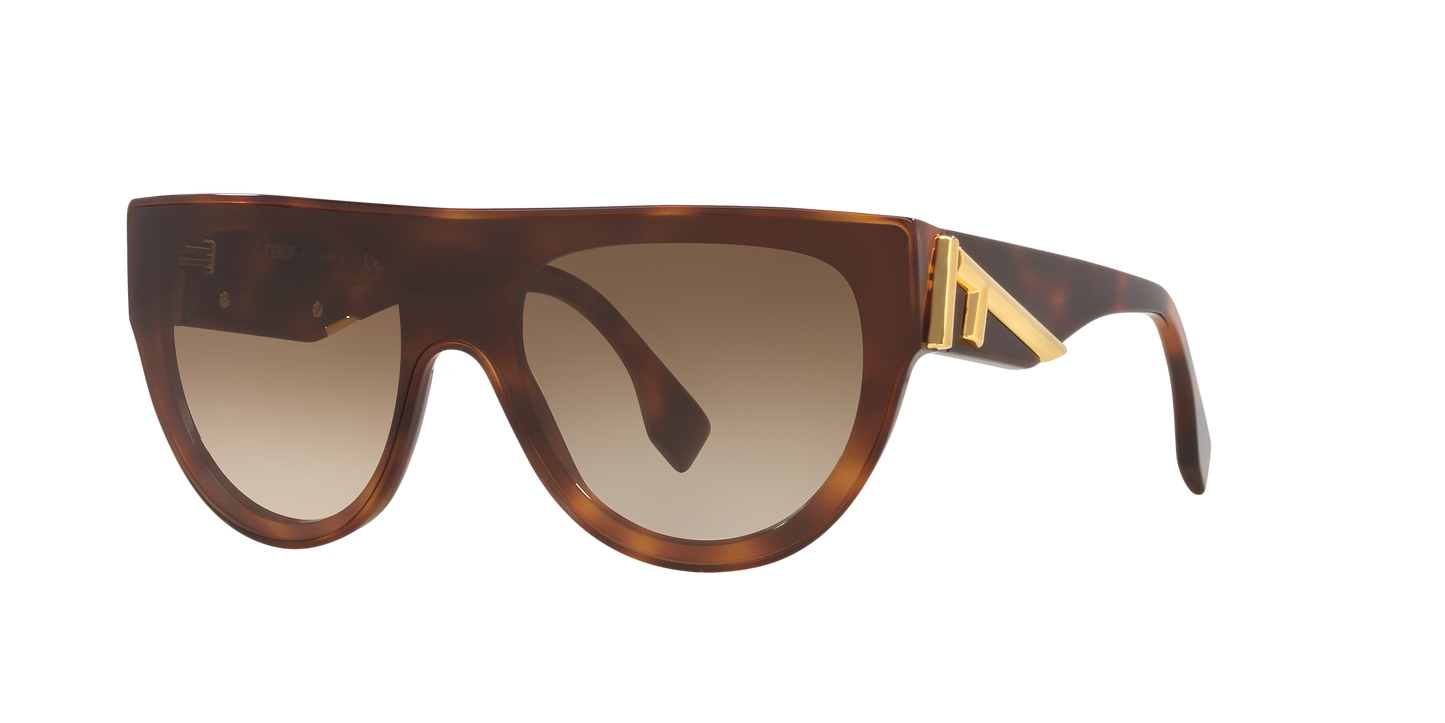 Fendi Tortoise-Brown Sunglasses | FENDI FE40150I Tortoise-Brown