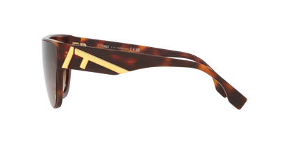 Fendi Tortoise-Brown Sunglasses | FENDI FE40150I Tortoise-Brown