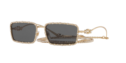 משקפי שמש של גוצ'י זהב-אפור | GUCCI GG1568S Gold-Grey