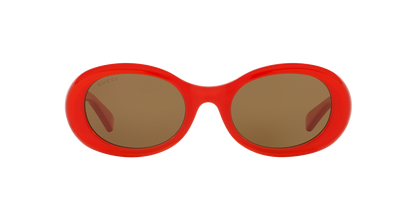 משקפי שמש של גוצ'י כתום-חום | GUCCI GG1587S Orange-Brown