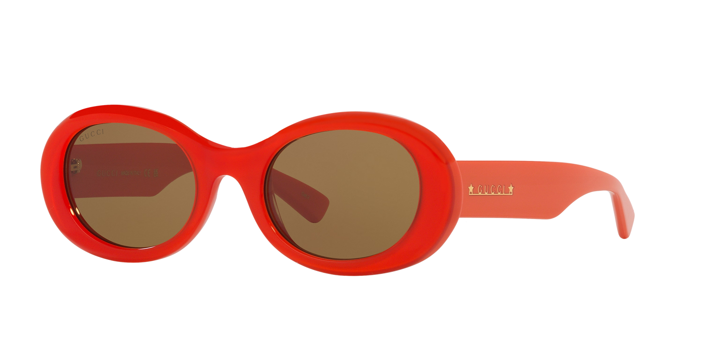 משקפי שמש של גוצ'י כתום-חום | GUCCI GG1587S Orange-Brown