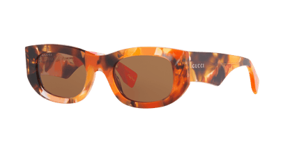 משקפי שמש של גוצ'י כתום-חום | GUCCI GG1627S Orange-Brown