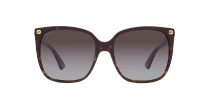 Gucci Tortoise-Brown Sunglasses | GUCCI GG0022S Tortoise-Brown