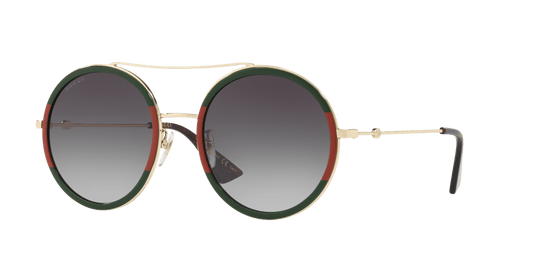 Gucci Tortoise Gold-Green Sunglasses | GUCCI GG0061S Tortoise Gold-Green