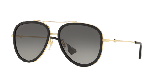 משקפי שמש של גוצ'י צב-אפור שיפוע | GUCCI GG0062S Tortoise-Grey Gradient