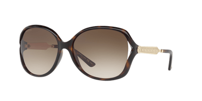 משקפי שמש של גוצ'י צב-חום | GUCCI GG0076S Tortoise-Brown