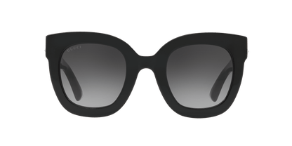 Gucci Sunglasses in Black Shiny-Grey Gradient | GUCCI GG0208S Black Shiny-Grey Gradient