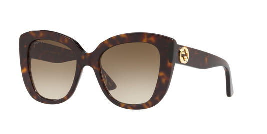 Gucci Tortoise-Brown Sunglasses | GUCCI GG0327S Tortoise-Brown