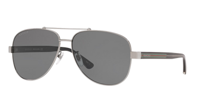 משקפי שמש של גוצ'י כסף-אפור | GUCCI GG0528S Silver-Grey