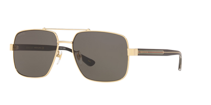 Gucci Gold-Grey Sunglasses | GUCCI GG0529S Gold-Grey