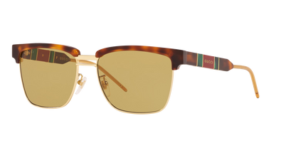 Gucci Tortoise-Yellow Sunglasses | GUCCI GG0603S Tortoise-Yellow