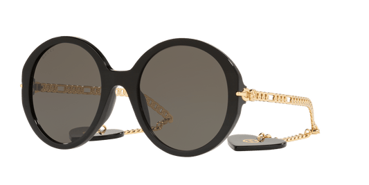 משקפי שמש של גוצ'י שחור-אפור | GUCCI GG0726S Black-Grey