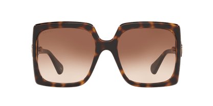 Gucci Tortoise-Brown Sunglasses | GUCCI GG0876S Tortoise-Brown