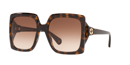 Gucci Tortoise-Brown Sunglasses | GUCCI GG0876S Tortoise-Brown