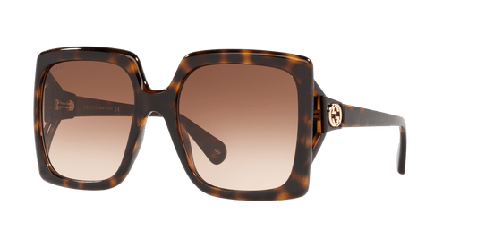 Gucci Tortoise-Brown Sunglasses | GUCCI GG0876S Tortoise-Brown