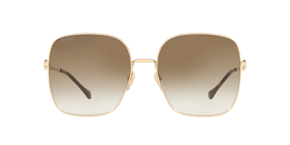 Gucci Sunglasses Gold-Brown | GUCCI GG0879S Gold-Brown