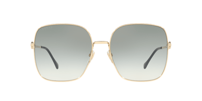 משקפי שמש של גוצ'י זהב-ירוק | GUCCI GG0879S Gold-Green