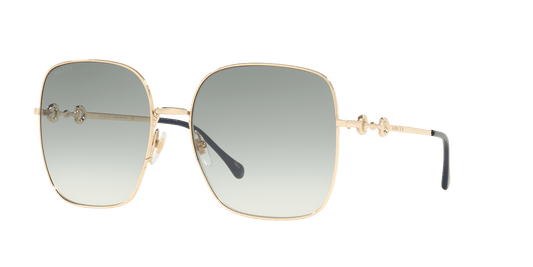משקפי שמש של גוצ'י זהב-ירוק | GUCCI GG0879S Gold-Green